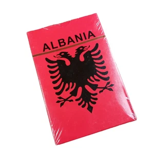 Albania Albanian Flag Souvenir Aldi Deck of Playing Cards Travel New In Box - Picture 1 of 11