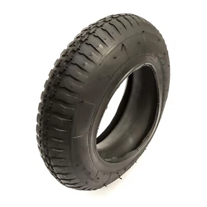 3.50-8 Tyre & Inner Tube Bent Valve 4 Ply 14 Inch Tire Sack Truck Cart Trolley - Picture 1 of 8
