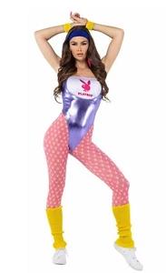 Roma Sexy Playboy 80's Fitness Aerobics 6pc Costume PB126 - Picture 1 of 5