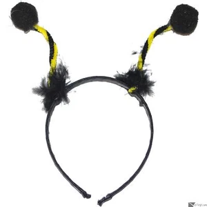 Cute Honey Bee Bug Antenna Costume Halloween Plastic Headband Boppers, For Ad... - Picture 1 of 1