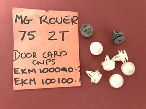 Rover 75 MGT ZT Türverkleidung Clips 9 Stück Original - EKM100090 / EKM100100 - Bild 1 von 1