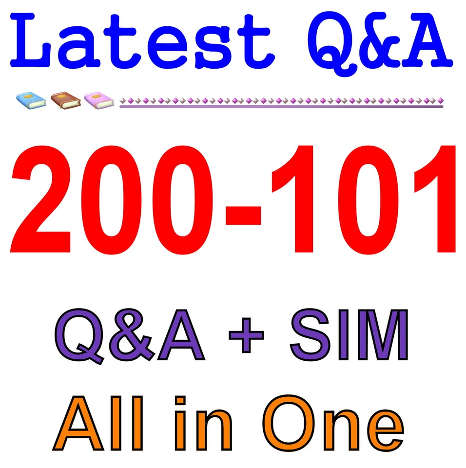 Cisco Best Practice Material For 200-101 Exam Q&A+SIM - Image 1 of 1