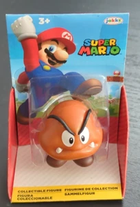 2022 Super Mario World GOOMBA Figure World of Nintendo 2.5" Jakks Pacific - Picture 1 of 5