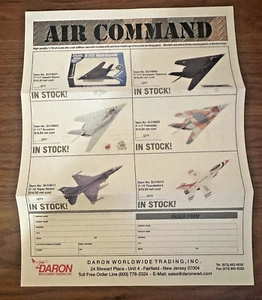Catálogo Air Command Pamplet Diecast Aviación Aviones Información al por mayor - Imagen 1 de 2
