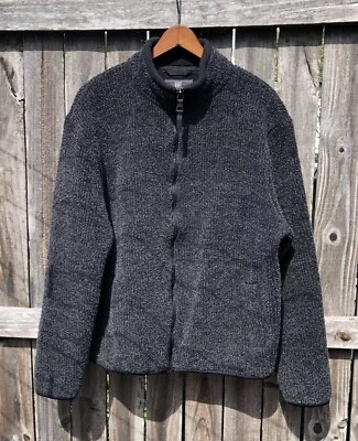 mark and spencer Full Zip Sweater jacket Charcoal Large - Image 1 of 4