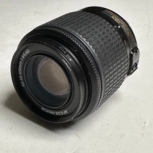 Nikon DX AF-S NIKKOR 55-200mm f4-5.6G ED Zoom Lens w/ HB-34 Hood: Tested & Works - Picture 1 of 16