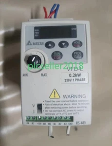 1pcs Used Delta inverter VFD002L21A 220V 0.2KW - Picture 1 of 2