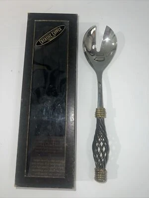 Cuchara para servir artesanal de cobre creativa en caja Foto 1 de 3