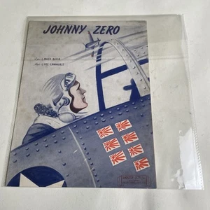 Johnny Zero. Spartiti musicali epoca seconda guerra mondiale. 1943 per pianoforte. Fighter Ace. Americano. - Foto 1 di 7