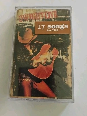 Dwight Yoakam - Dwight Live Cassette SEALED Hype Reprise VTG  - Image 1 of 4