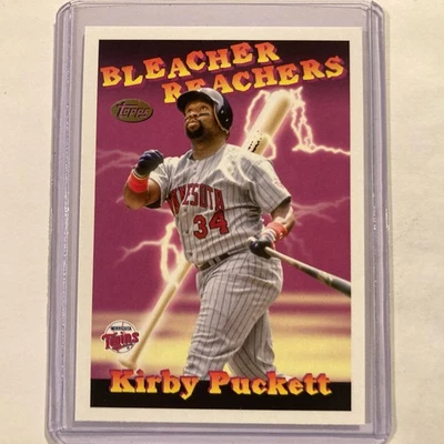Actualización Topps 2025 Kirby Puckett Bleacher Reachers Inserto #8 - Gemelos Foto 1 de 4