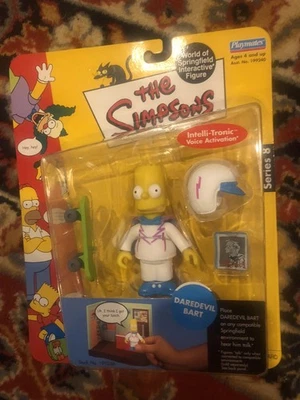 Daredevil Bart Simpsons Platmates 2002 Serie Mundial Springfield 8 sin abrir Foto 1 de 4