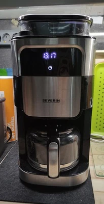 Severin Kaffeeautomat mit Mahlwerk und Glaskanne KA 4813 - Bild 1 von 4