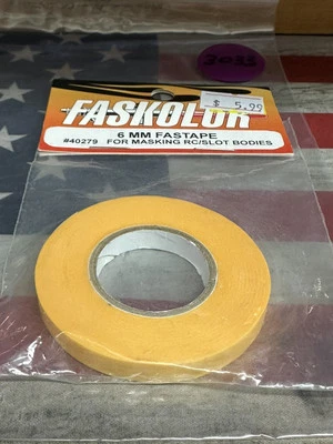 FASKOLOR 40279 6mm FASTAPE for: Masking RC / SLOT CAR BODIES - Image 1 of 3