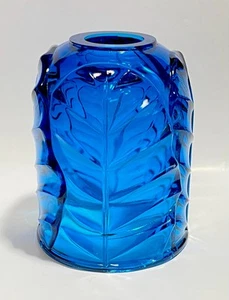 Lámpara/soporte de luz de té vintage vikinga hoja de repollo azul hada solo LEER - Imagen 1 de 11