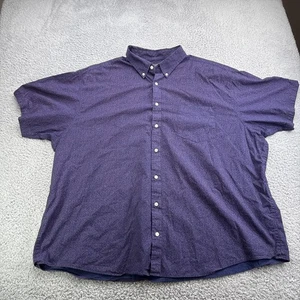 Roundtree & Yorke Mens Shirt 3XB  S/S Button Down Geometric Floral Print - Picture 1 of 7