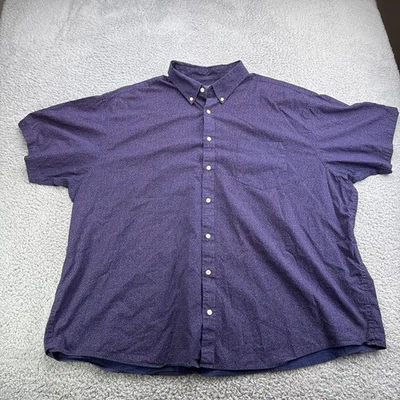 Camisa para Hombres Roundtree & Yorke 3XB S/S Estampado Floral Geométrico con Botones Foto 1 de 4