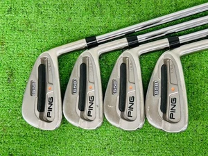 Ping S58 USA Iron Set 4-9+PW RH Kbs Tour By FST Stiff Steel Orange Dot G13669 - Picture 1 of 8