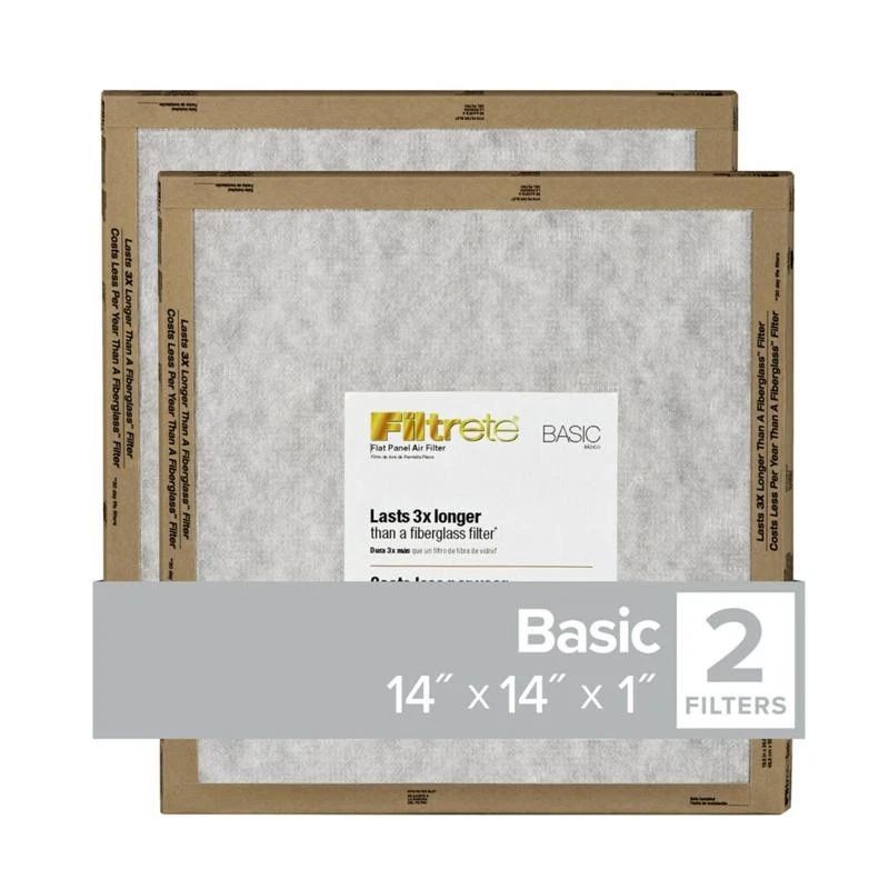 Filtro de panel plano sintético Filtrete 3M FPL11-2PK-24 14Hx14Wx1D pulg. (Pack de 24) Foto 1 de 1
