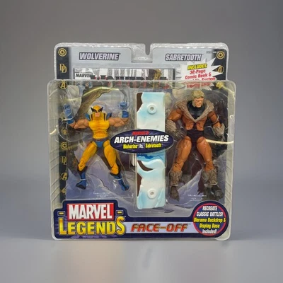 Набор комиксов и фигурок ToyBiz Marvel Legends Face-Off WOLVERINE Vs SABRETOOTH - Изображение 1 из 4
