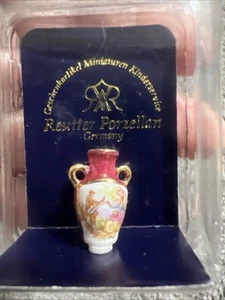 Puppenhaus Miniatur - Reutter Porzellan Germany Limoges Stil Vase - Bild 1 von 1