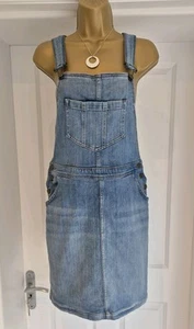 FatFace 'Lulu' Denim Pinafore Dress Size 14 - Picture 1 of 7