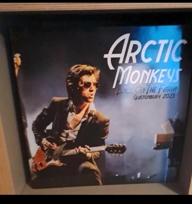 Arctic Monkeys Back on the farm @ Glastonbury 2023 pink 12" vinyl Lp New Rare - Image 1 of 4