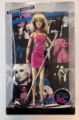 Muñeca Barbie Coleccionista Etiqueta Rosa Debbie Harry Blondie Damas de los 80 2009 Foto 1 de 4