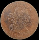 1796 DRAPED BUST LARGE CENT REVERSE OF 94 S 102 1796 DRAPED BUST LARGE CENT REVERSE OF 94 S 102