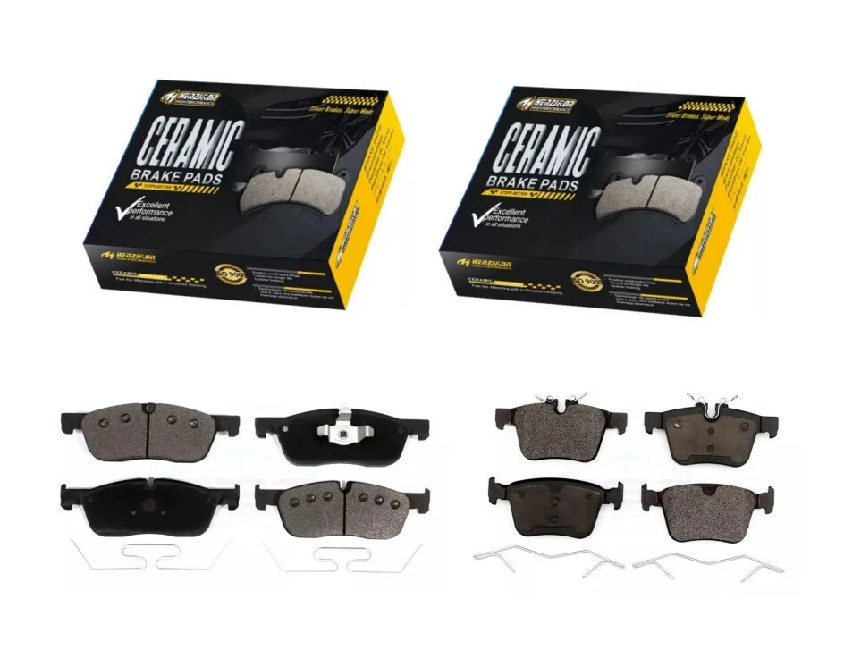 Kit de pastillas de freno delanteras traseras cerámicas para Land Rover Jaguar F-Pace Discovery Sport XE Foto 1 de 1