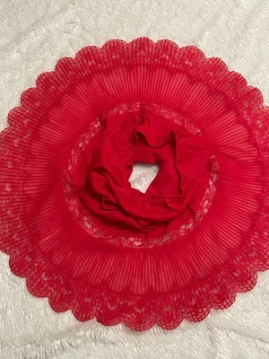 De Colección Van Raalte OPAQUELON Ancho PLISADO GASA Y Encaje Floral Medio Deslizamiento Nailon Sedoso Foto 1 de 4