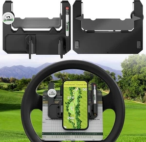 Golf Cart Accessories Steering Wheel Phone Mount for Club Car EZGO Black - Picture 1 of 6