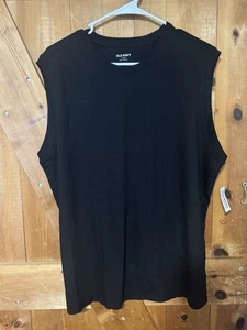 Old Navy Schwarz Active Muscle Tank Top Herren Größe XL Tall Neu - Bild 1 von 4