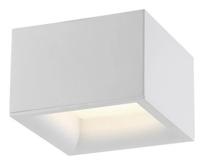 Access Lighting 50009LEDD Bloc 7"W LED Flush Mount Square Ceiling - White - Image 1 of 4