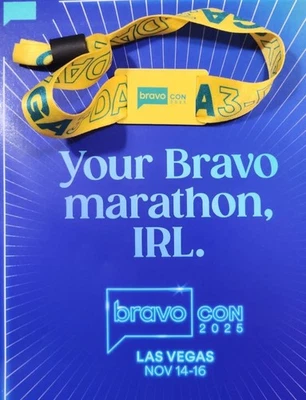 BRAVOCON 2025 (2 ) 3 DAY GA TICKETS LAS VEGAS - Image 1 of 2
