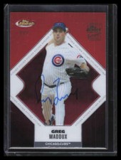 2022 Finest Originals Buyback Autographs GM Greg Maddux Auto 1/2 2006