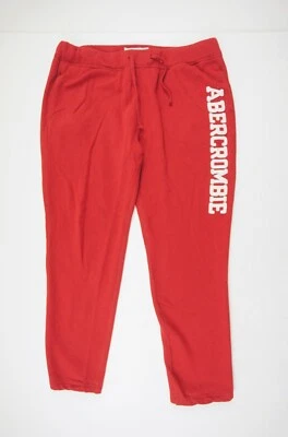 Pantalones deportivos Abercrombie & Fitch para mujer grandes rojos polar logotipo DEFECTOS*** Foto 1 de 4