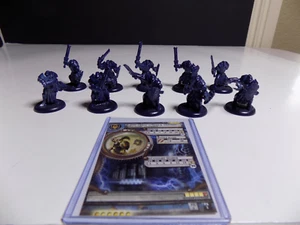 Warmachine Cygnar Schwert Ritter Freibeuter Presse zusammengebaut mit Stat Card - Bild 1 von 4
