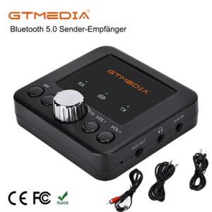 Bluetooth 5.0 Transmitter Empfänger Sender 2in1 Aux Audio Adapter TV Kopfhörer - Afbeelding 1 van 17