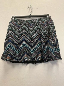 Minifalda grande para mujer LILY WHITE multicolor chevron - Imagen 1 de 3