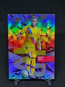 2021 UPPER DECK SKYBOX METAL UNIVERSE ANSU FATI ARC WELD FC BARCELONA