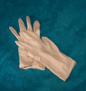 50er 60er Rockabilly Handschuhe True Vintage Nylon Nute Gr.  6 ungetragen