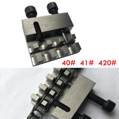 Herramienta de interruptor divisor de cadena para motocicletas eslabón de alta resistencia No. Acero 40/41/420 Foto 1 de 4