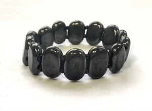 Shungite bracelet Eclipse 16 beads EMF protection Russia Karelia for narrow hand - Picture 1 of 1