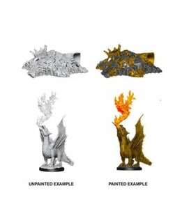 D&D Nolzur's Marvelous Miniatures Unpainted Gold Wormling & Treasure Pile - Bild 1 von 1