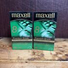 2 NEW Maxell VHS Premium Grade 8 Hour Tapes T-160 Video Cassette SEALED