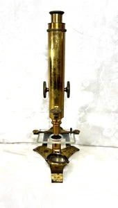 Antique Joseph Zentmayer Monocular Microscope #858 w/ # of Additional Lenses - Picture 1 of 24