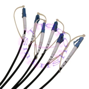 100M LC-LC UPC SM 6 Strand Armored Field TPU Optical Patch Cord Optical Jumper - Afbeelding 1 van 1