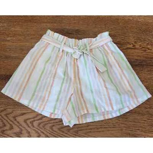 H&M Girls High Waisted Linen Shorts - Picture 1 of 4