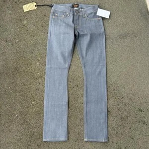 NWT Civilianaire Grey Selvedge Japanese Denim Jeans 30x31 Made in USA Slim Fit - Picture 1 of 7
